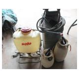3 - Sprayers - 1 - backpack style, 2 smaller 3 - Sprayers - 1 - backpack style, 2 smaller
