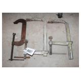 3 - large C-Clamps 3 - large C-Clamps