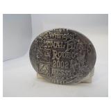 2002 NFR Belt Buckle