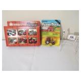 Ertl IH Tractor Set, Hesston Tractor in boxes
