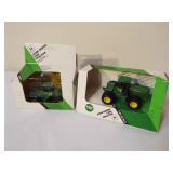 Ertl John Deere 4 WD Tractors, in pkg (2)