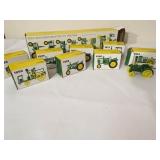 Ertl John Deere Miniature Tractors Set