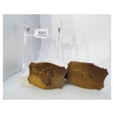 Saddle, Longhorn Belt Buckles (2)