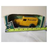 Ertl Ford Ward Truck Metal Bank, in box