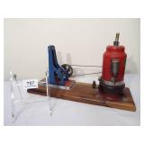 Wilesco Steam Engine, #301, on wood