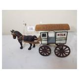 Russ Milk Wagon with Horses