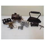 Metal, Cast Iron Pieces (8)