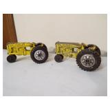 Kiddie Toy, Hubley Metal Tractors (2)