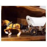Covered Wagon with Horses