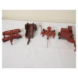 Red Metal Implements (4)