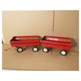 Red Trailers, one Ertl (2)