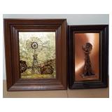 Windmill Art, framed (2)