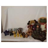 Décor, Doll, Plush Animals - 2 boxes
