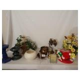 Décor, Brass, Planters - 2 boxes