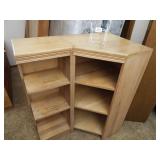 Wood Corner Shelf