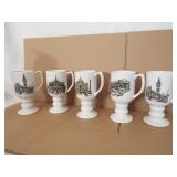 1965 Kaysons Ironstone Mugs (5)