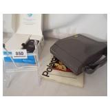 Polaroid Spectra Camera, LG Flip Phone