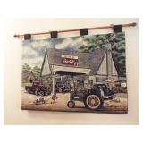 Coca Cola John Deere Tapestry, with rod