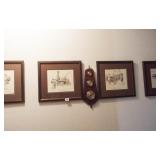 Framed Case Prints (4), Weather Center