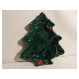 Lefton Christmas Tree Plate, in box