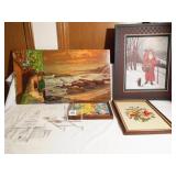 Art, Framed (3), Prints (3)