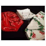 Holiday Tablecloth, Napkins, Placemats