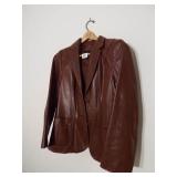 Miss Simone Leather Jacket, size 18