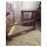 Accent/End Table, Plate Display Rack