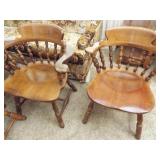 Wood Dining Chairs (6)