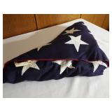 48 Star Flag, cloth, 56" x 114"