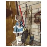 Fireplace Tools, Brooms