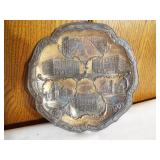 Enid, OK Souvenir Metal Plate, 7"