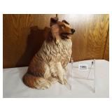 Collie Dog Figurine / Door Stop