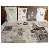 Equipment/ Tools Manuals, Papers