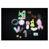 Jewelry Odds and Ends; Pumpkin Earrings;Keychains