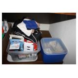 Ace Bandages, joint braces and Command Strips