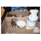 Pilsbury Dough Box Cookie Jar, napkin holder