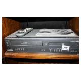 Magnavox VHS and DVD Player with Remote