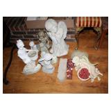 Concrete Angels; Resin Angels-Garden items