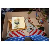 Butterfly Décor-hanging Glass Piece; Frames