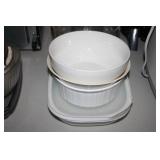 Glass Bowls; White Bowls; baking dishes-Round