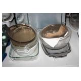 Casserole Dishes Several; some lids; Glass bowl