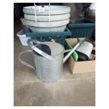 Yard - tools, pots, watering can