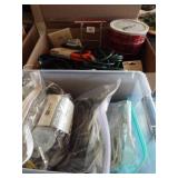 Cords, Tech Cords, Nails, Misc - 2 boxes