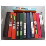 Binders - mostly 1" (10+)