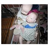 Ceramic Dolls;Porcelein Doll; Girl and Boy Doll