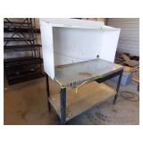 METAL SHELF, 46" x 22" x 58"