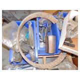 2 NEW ROLLERS, EXHAUST CLAMPS