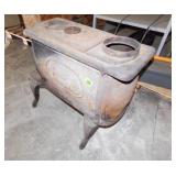 ANTIQUE STOVE, 32" x 12 x 24"