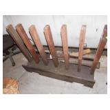 METAL STAND 42" x 44"  WITH DIVIDERS